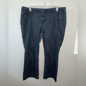 Maurices Dark Blue Straight Leg Jeans